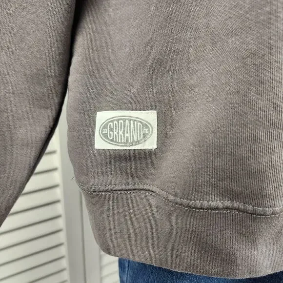 🚨 Grrand Raglan Road Ireland Sweatshirt XL Graphic Celtic Spirit Gray Pullover - Picture 3 of 7